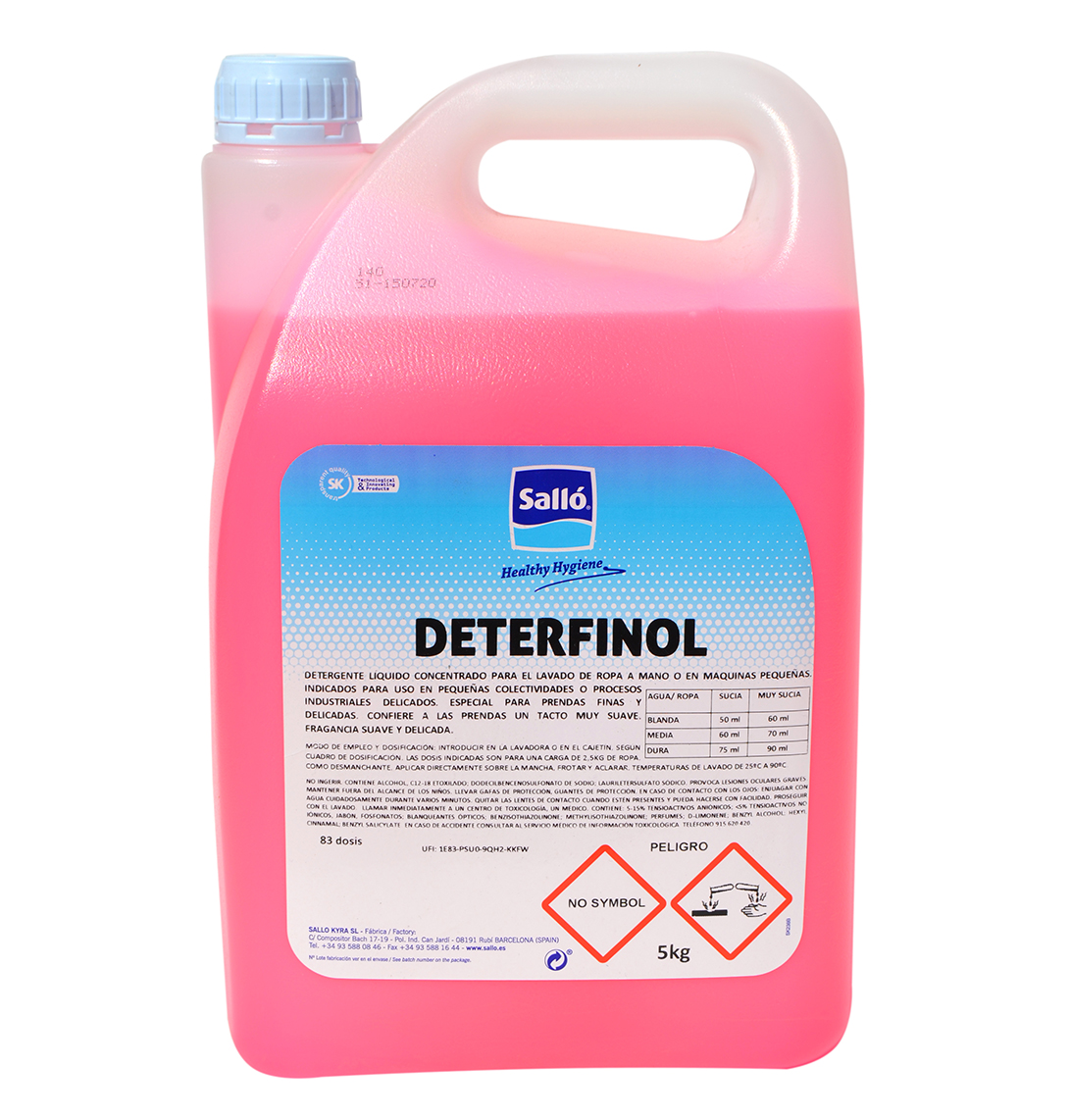 Detergente líquido para lavadora GEL ACTIVO (Garrafa 5 l). Detergente  líquido concentrado para todo tipo de ropa. Limpia profundamente sin dañar  los tejidos y respetando los colores con fresco perfume